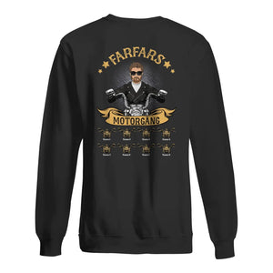 Personlig t-shirt till pappa | Personlig presenter till far | Pappas Farfars Motorgäng