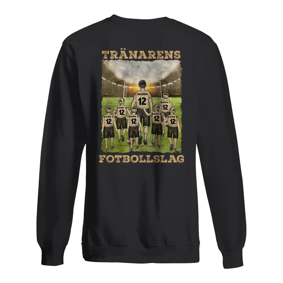 Personlig t-shirt till Tränare | Tränarens Fotbollslag
