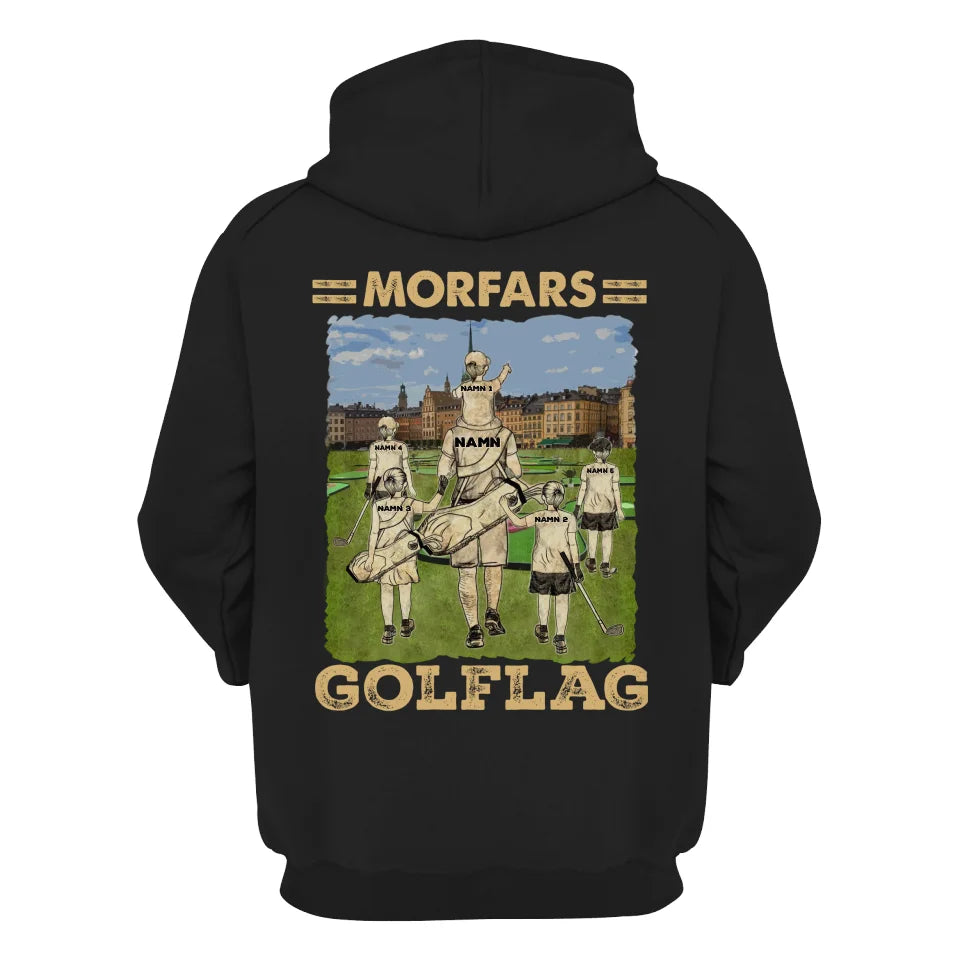 Personlig t-shirt til bedstefar | Personlige gaver til bedstefar | Bedstefars minigolfhold