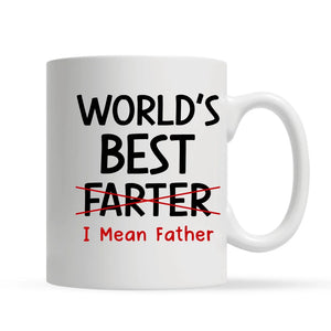 Personlig mugg till Pappa - World's best Farter