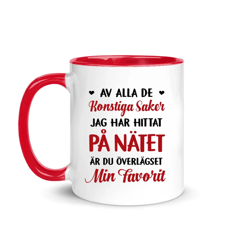Personligt krus til par | er du overlegen?
 min favorit