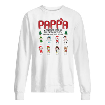 Anpassningsbar  T-shirt För Män Bästa Presenten Till Pappa