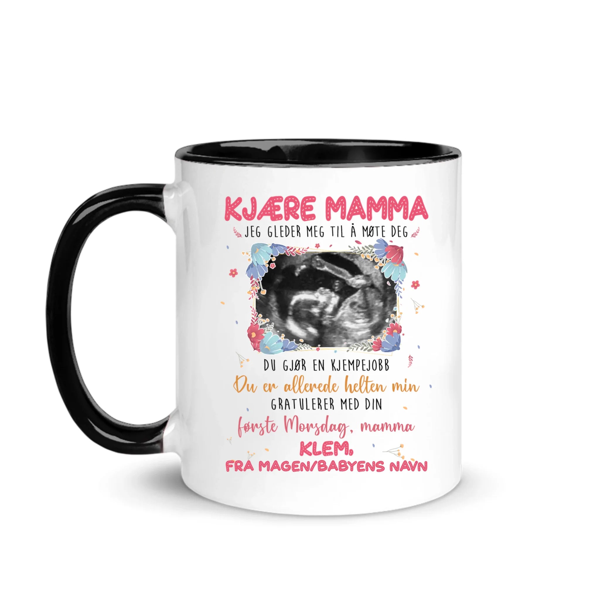 Personlig Mor Kopp | Tilpasse gave til Mamma | Gratulerer med din første Morsdag, Mamma