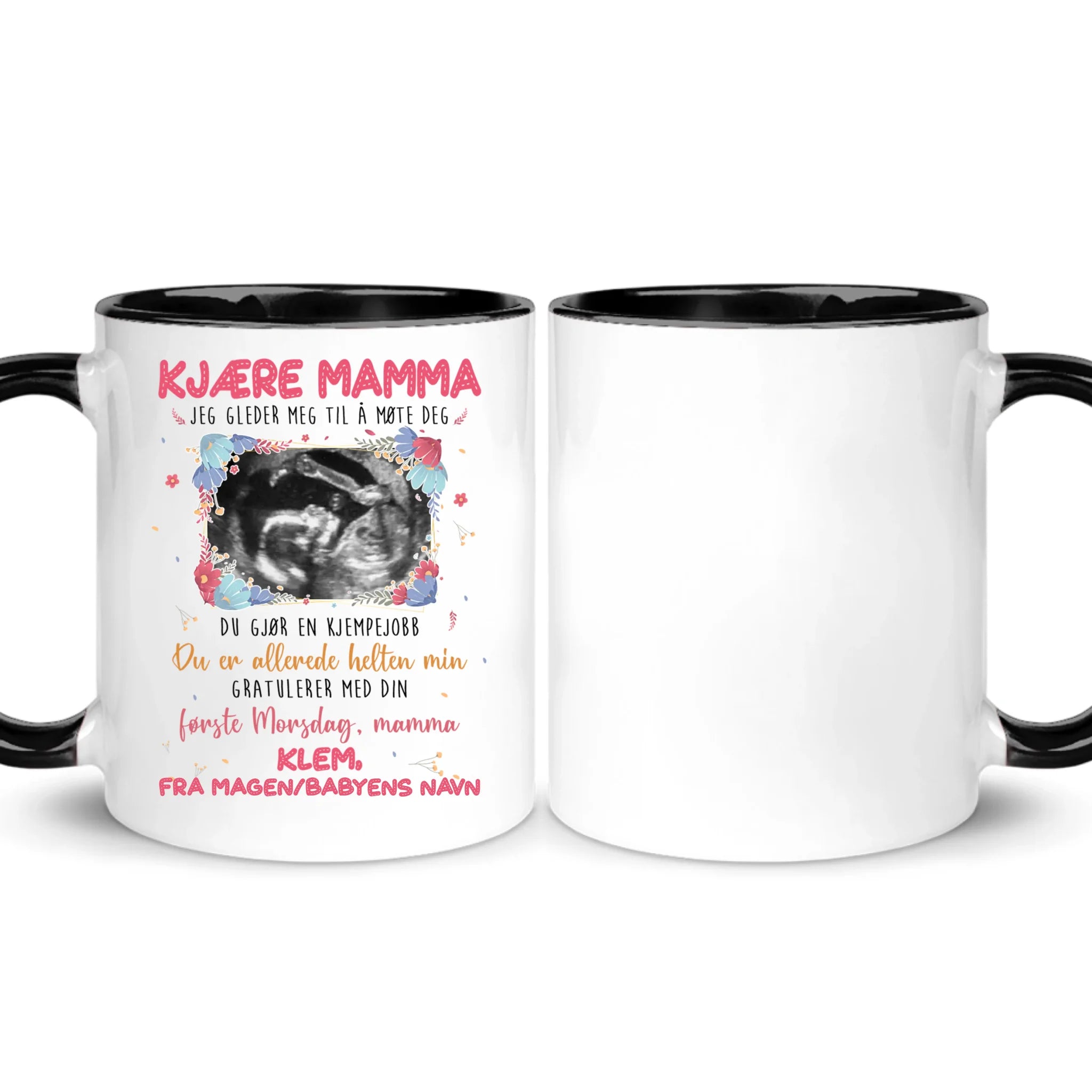 Personlig Mor Kopp | Tilpasse gave til Mamma | Gratulerer med din første Morsdag, Mamma