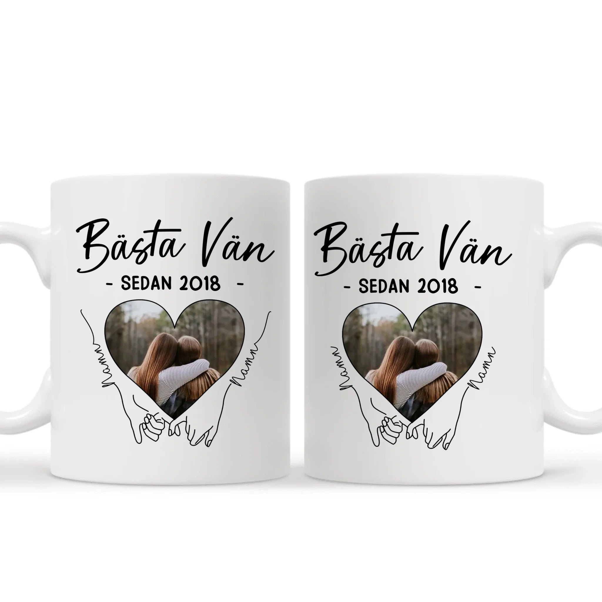 Personlig mugg till Vän - Bästa vän sedan