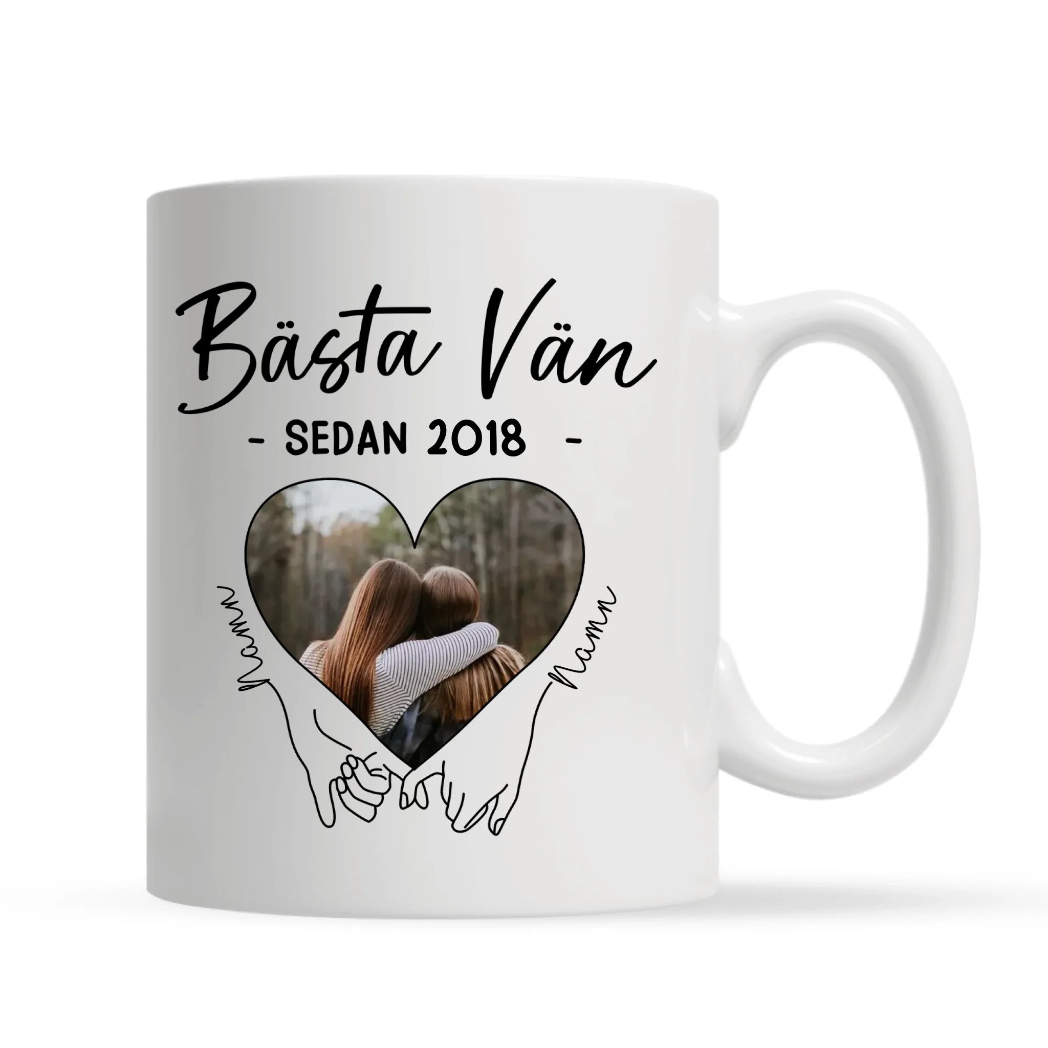 Personlig mugg till Vän - Bästa vän sedan