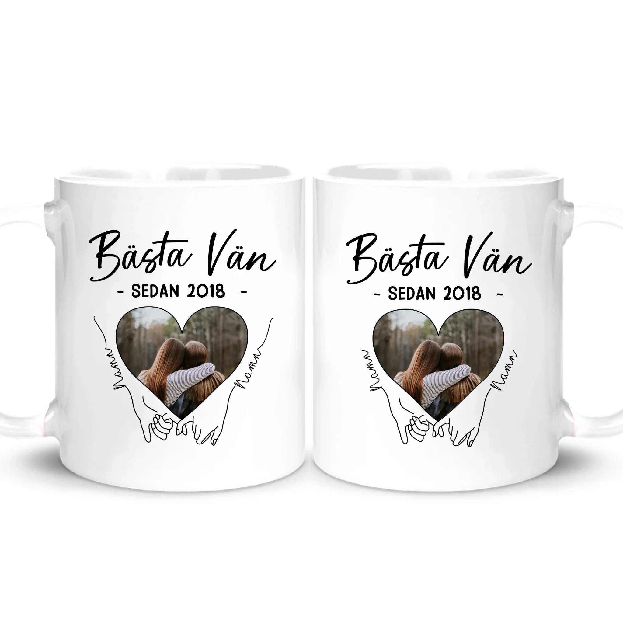 Personlig mugg till Vän - Bästa vän sedan
