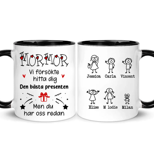 Personlig mugg till Mormor Farmor | Personlig presenter till Mormor Farmor | Jag försökte Hitta Dig Den Bästa Presenten Mormor Farmor