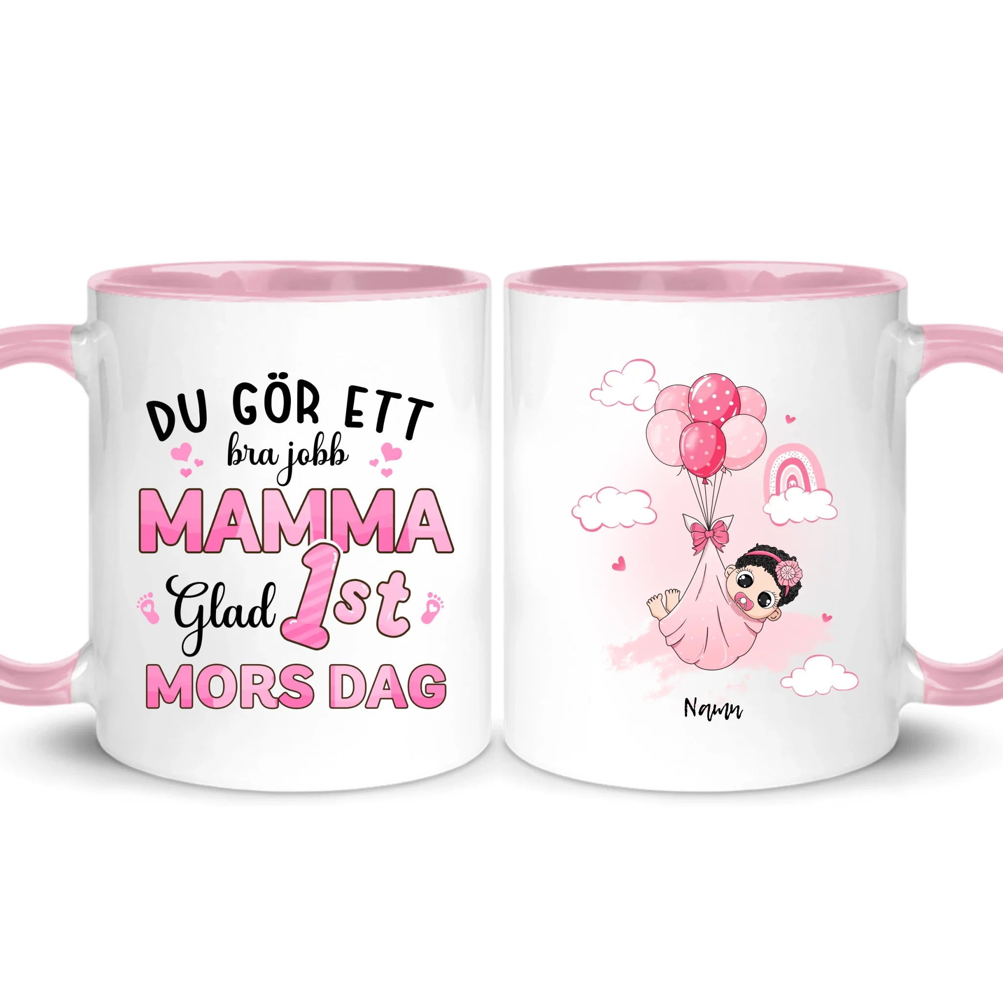 Personlig krus til mamma | Personlige gaver til mamma | Du gjør en god jobb mamma Gratulerer med 1. morsdagen