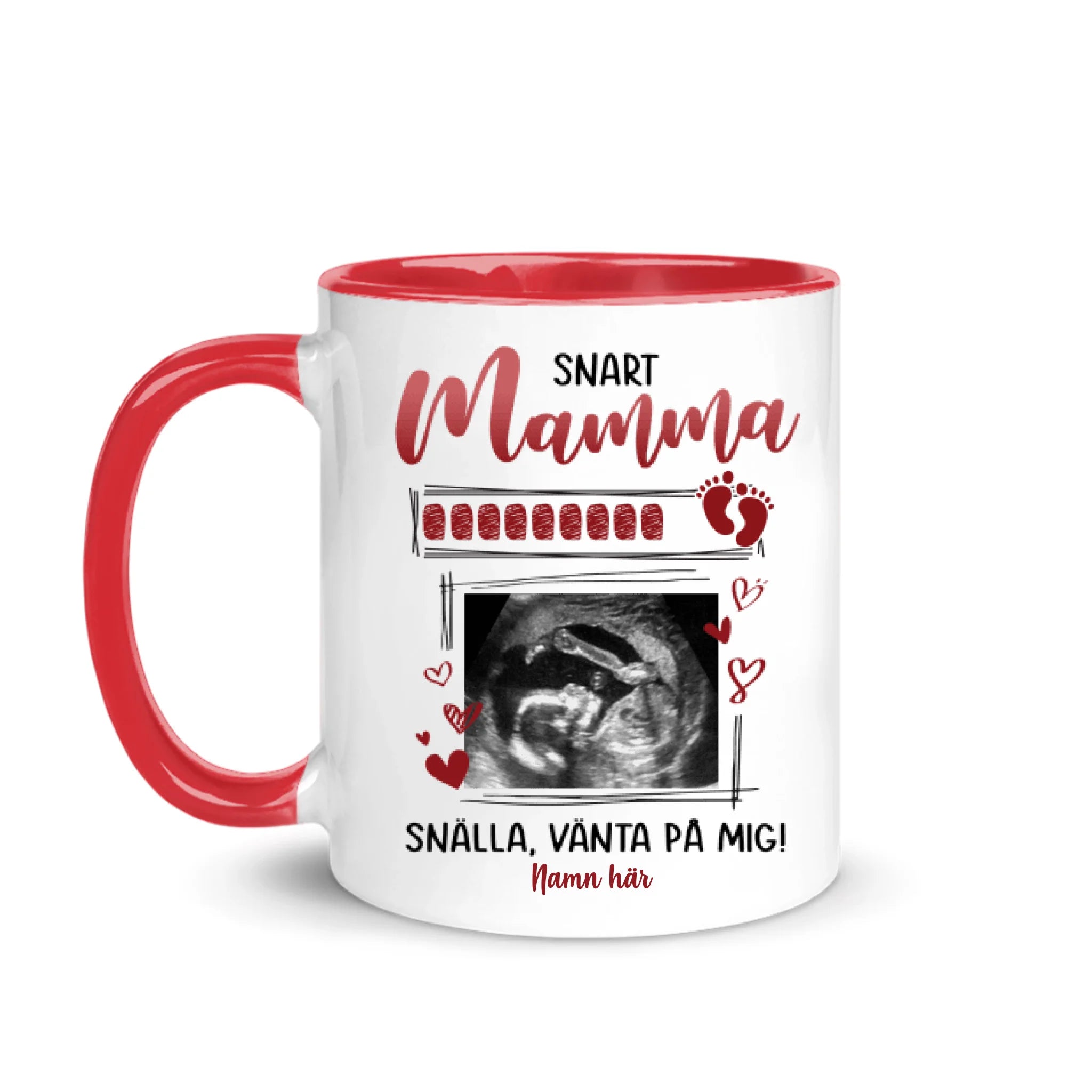 Personlig mugg till Mamman | Personlig presenter till Mor | Snälla Vänta På Mig