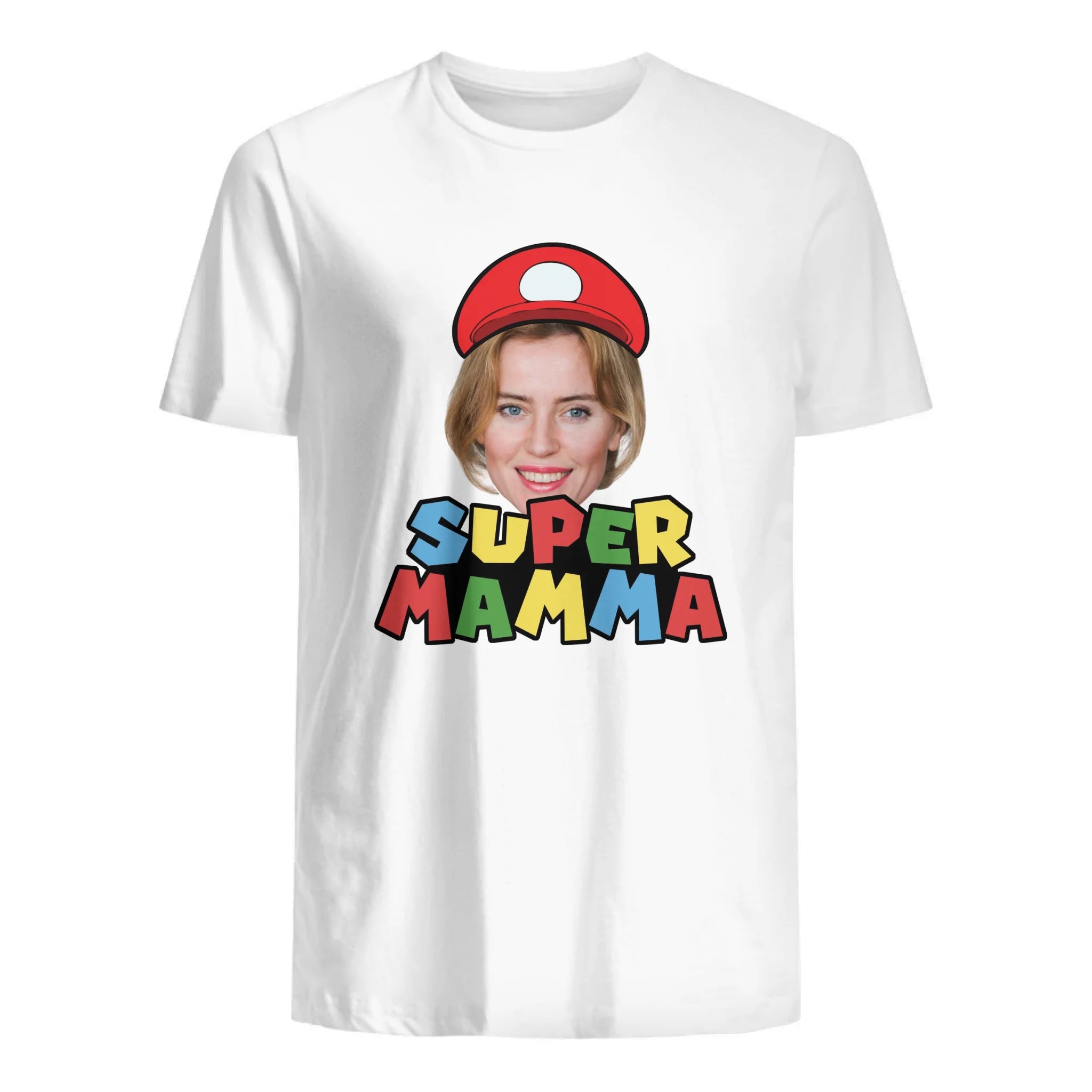 Super Mamma foto personalizada - Personlig T-shirt för mamma