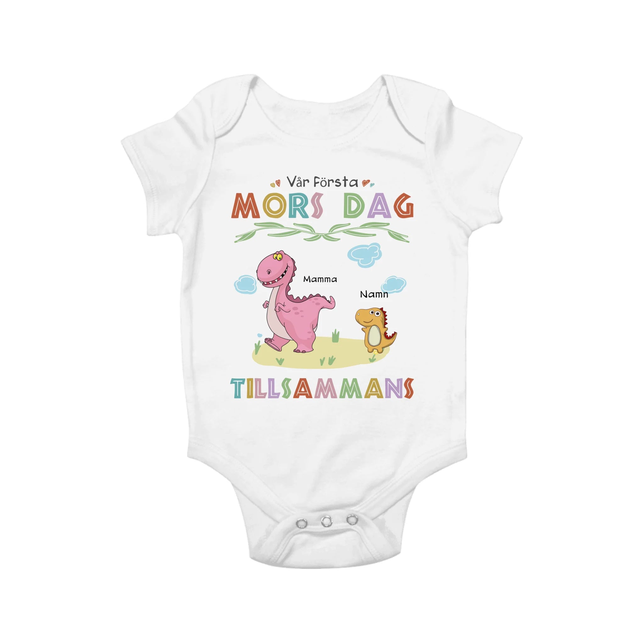 Vår första mors dag tillsammans Mammasaurie - Personlig present till Mamma och Barn