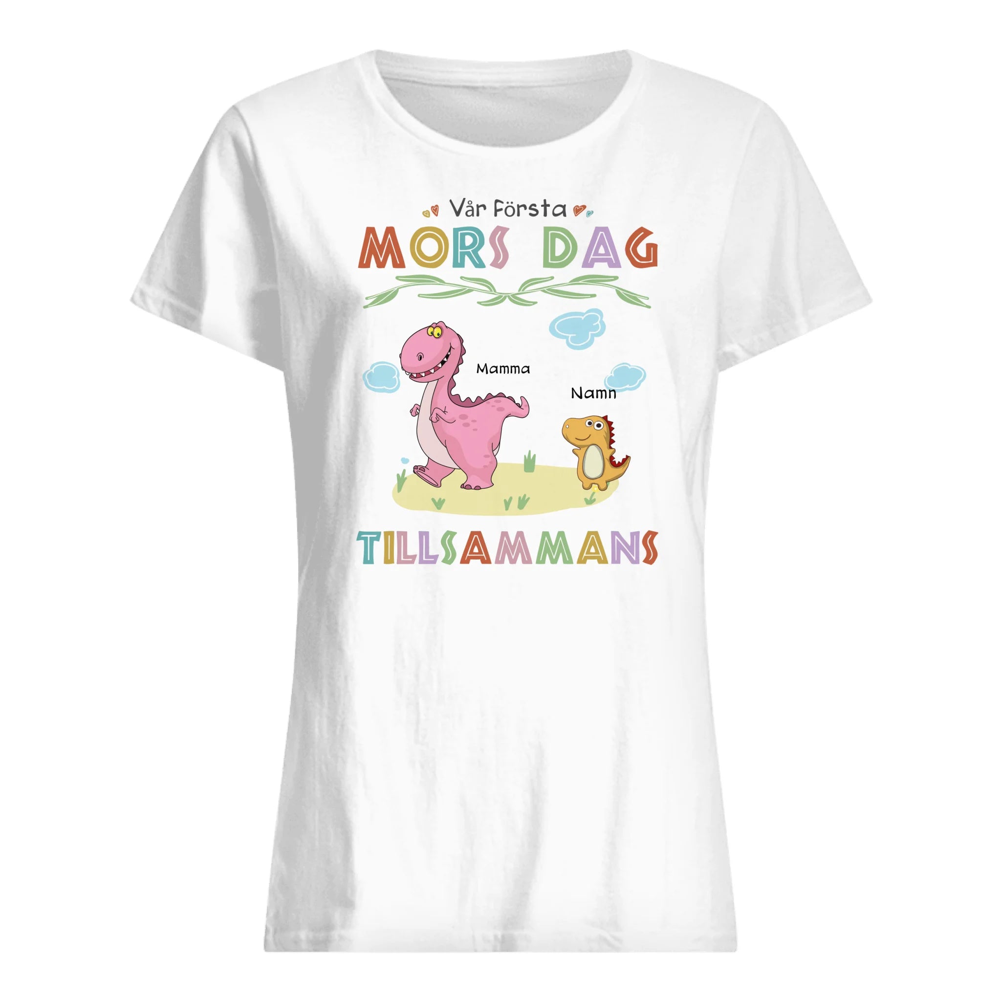 Vår första mors dag tillsammans Mammasaurie - Personlig present till Mamma och Barn
