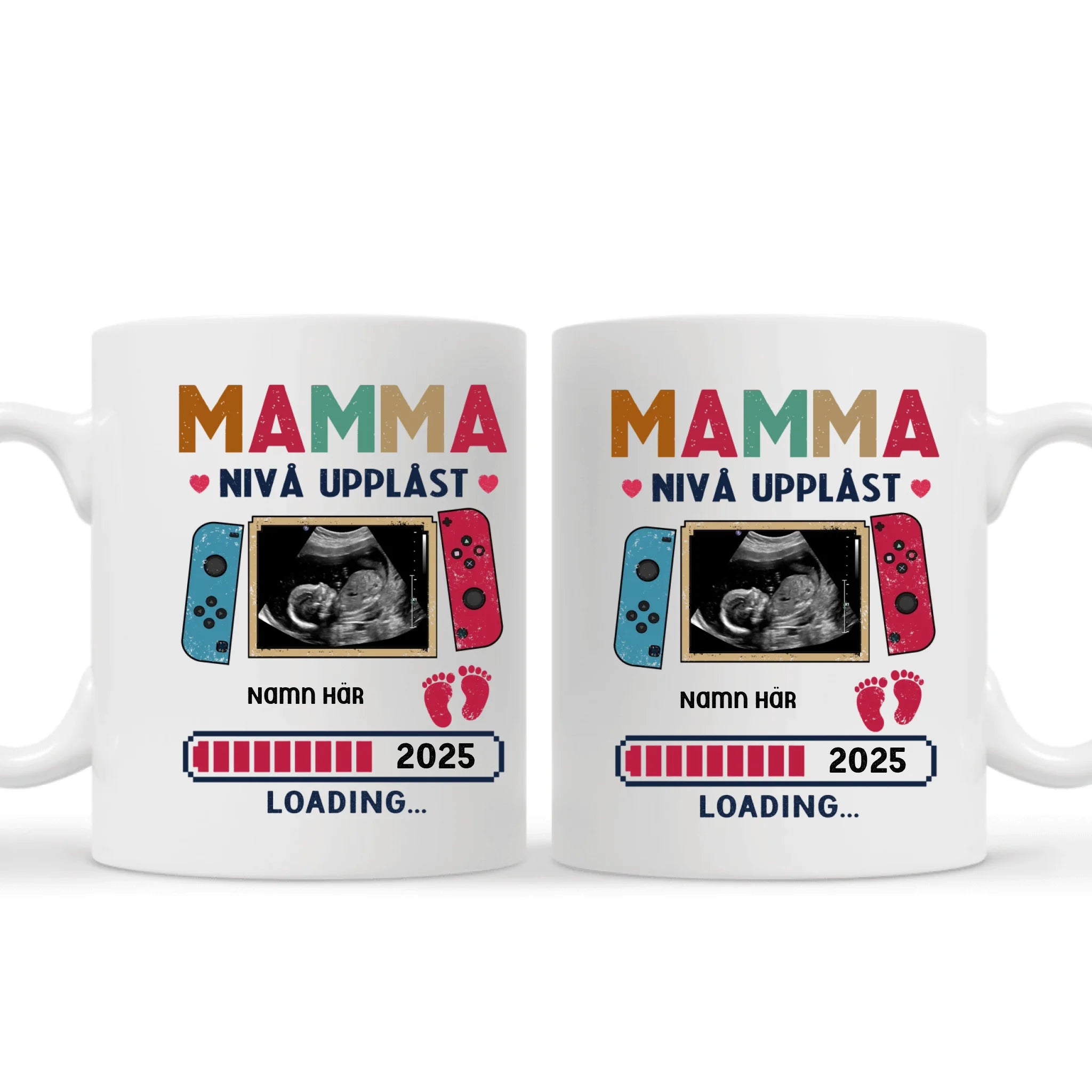 Mamma nivå upplåst - Personlig mugg till Mamma