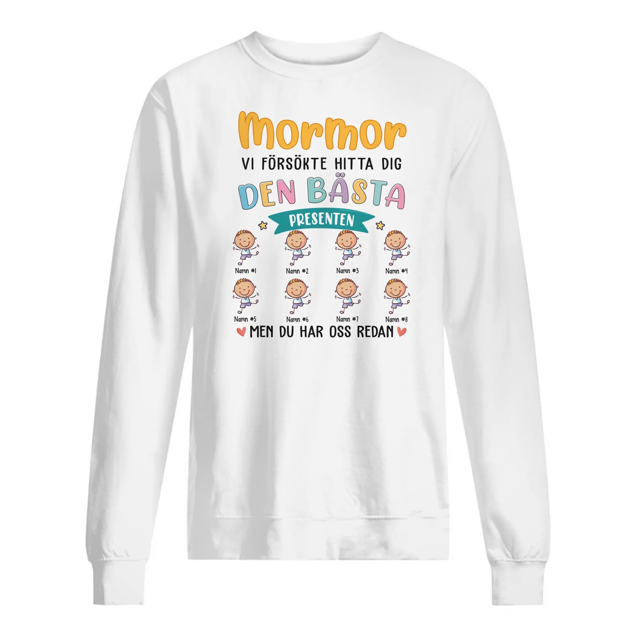 Personlig T-shirt till Mormor Farmor | Personlig presenter till Farmor Mormor | Mormor Farmor Jag försökte hitta dig