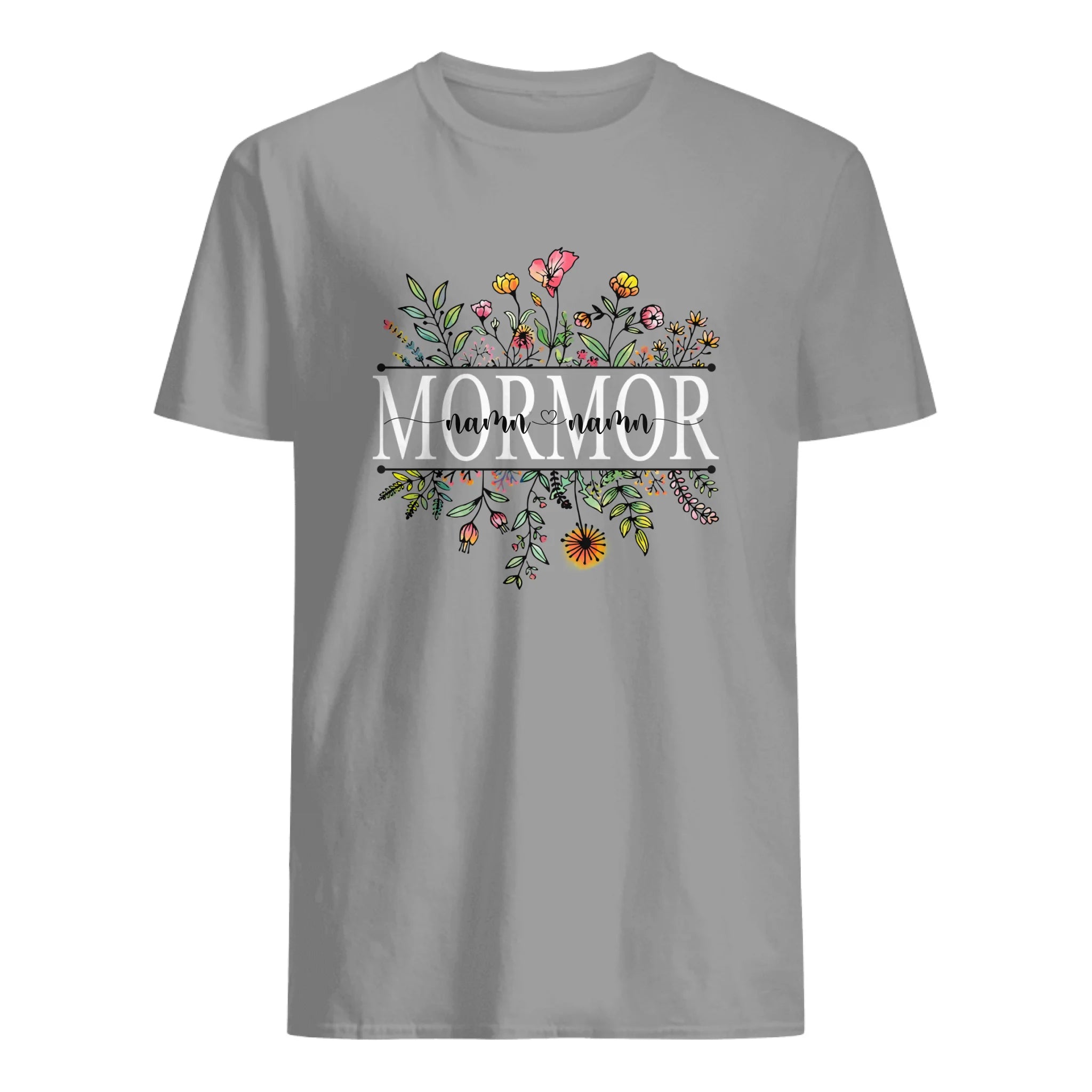 Personlig T-shirt til bedstemor | Personlige gaver til bedstemor |
 Bedstemors lille blomst