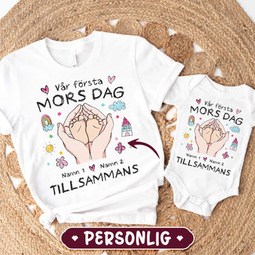 Vår första mors dag tillsammans - Personlig present till Mamma och Barn
