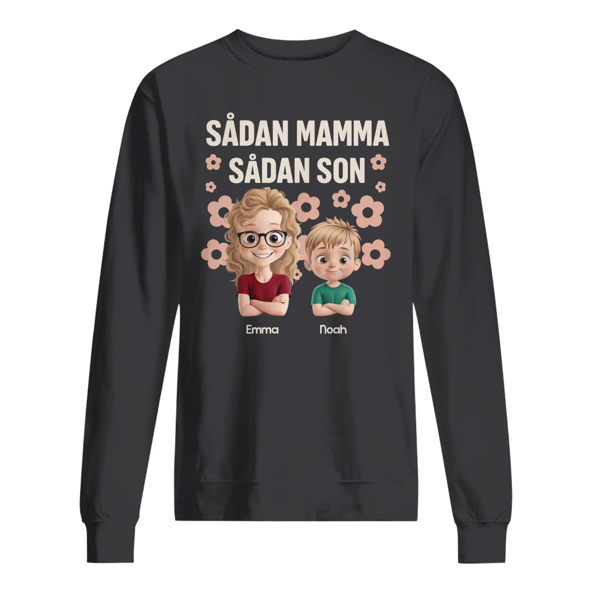 Sådan mamma, sådan son - Personlig t-shirt till Mamma