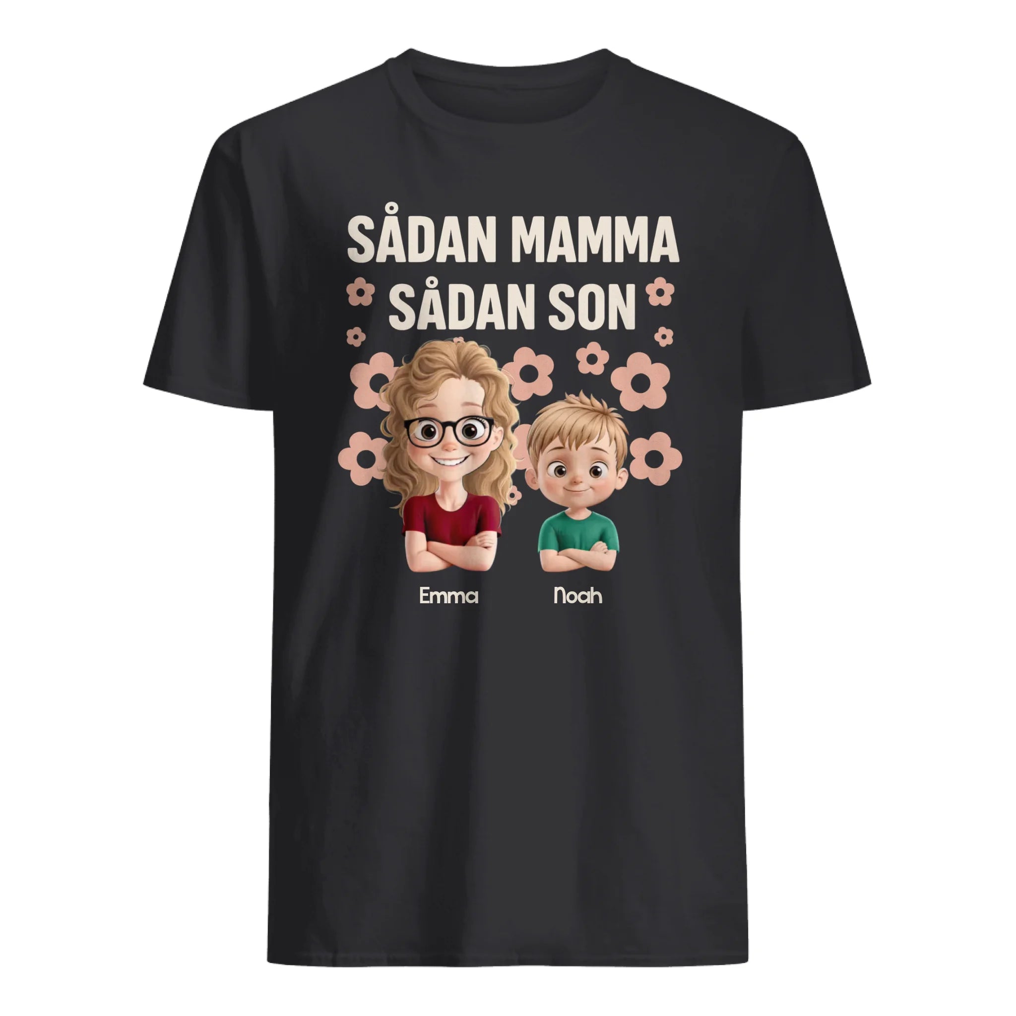 Sådan mamma, sådan son - Personlig t-shirt till Mamma