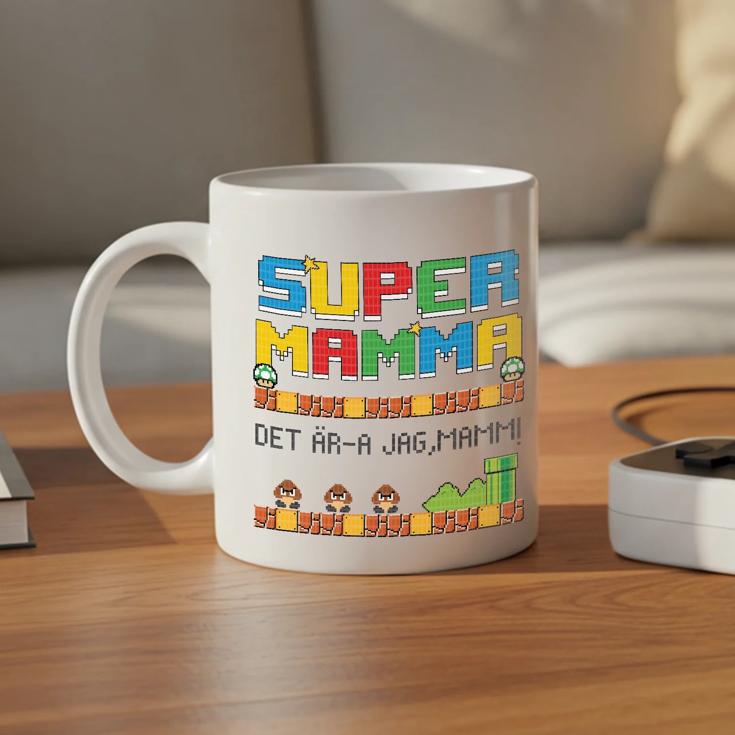 Super Mamma Det är-a jag,Mamm! - Personlig mugg till Mamma