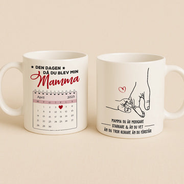 Mamma Du är modigare - Personlig mugg till Mamma