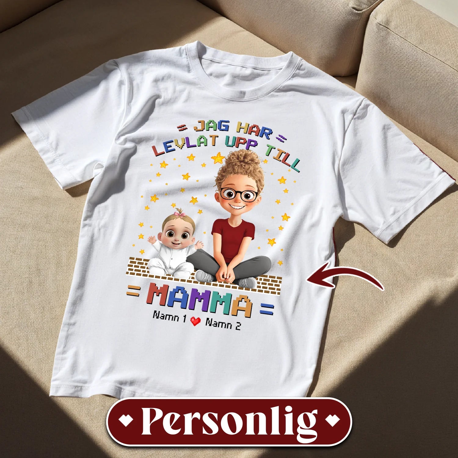 Jag har levlat upp till Mamma - Personlig present till Mamma