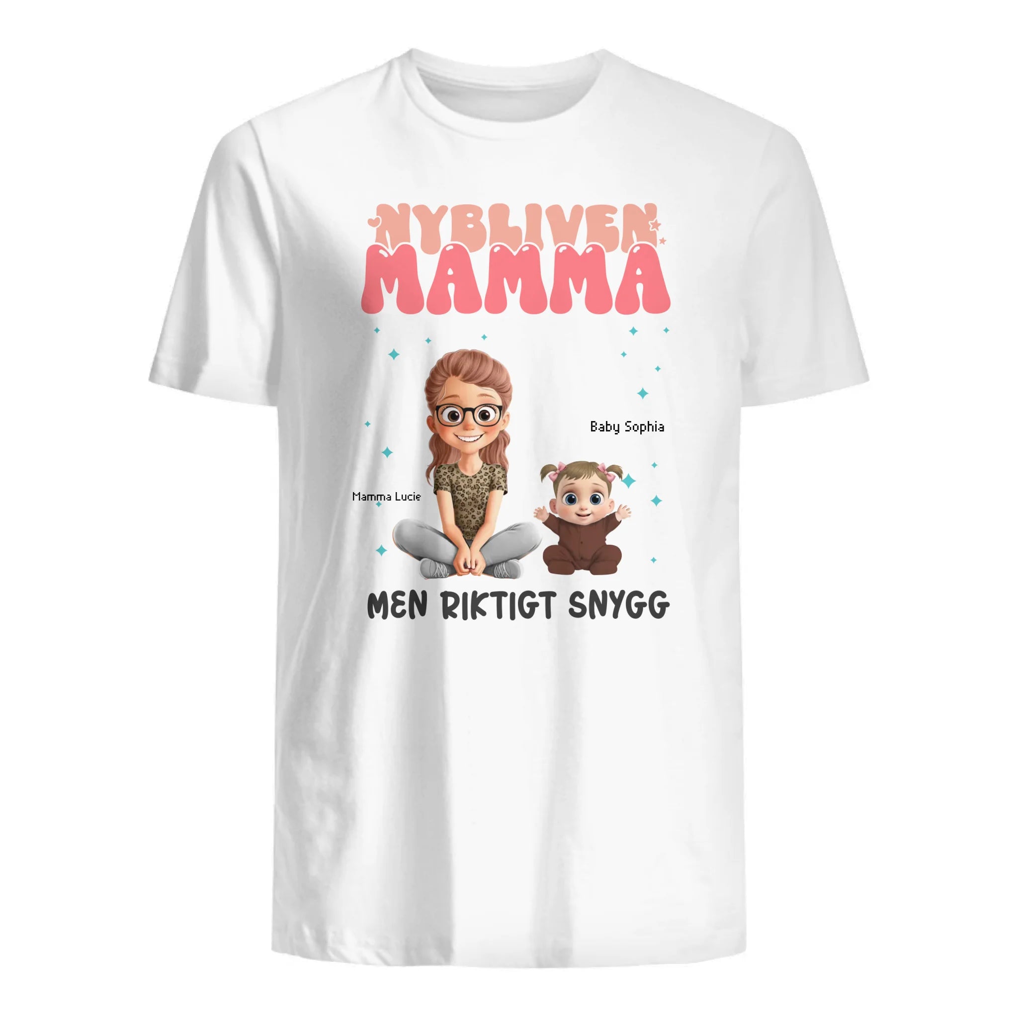 Nybliven mamma men riktigt snygg - Personlig present till Mamma