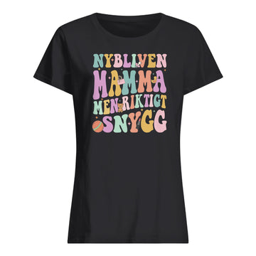 Nybliven Mamma men riktigt snygg  - Personlig T-shirt till Mamma