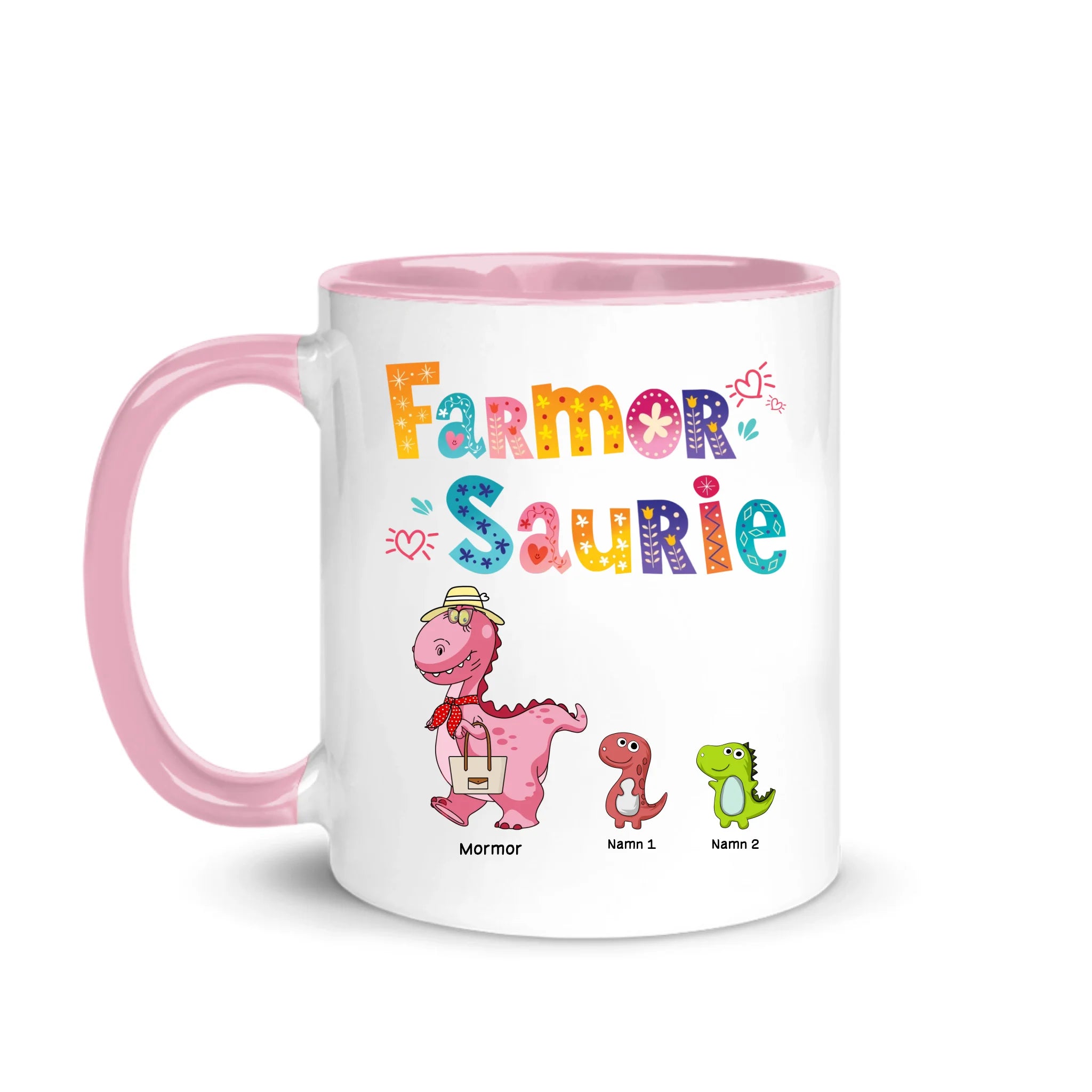 Mormorsaurie Dinosaurie - Personlig mugg till Mamma Mormor, Farmor