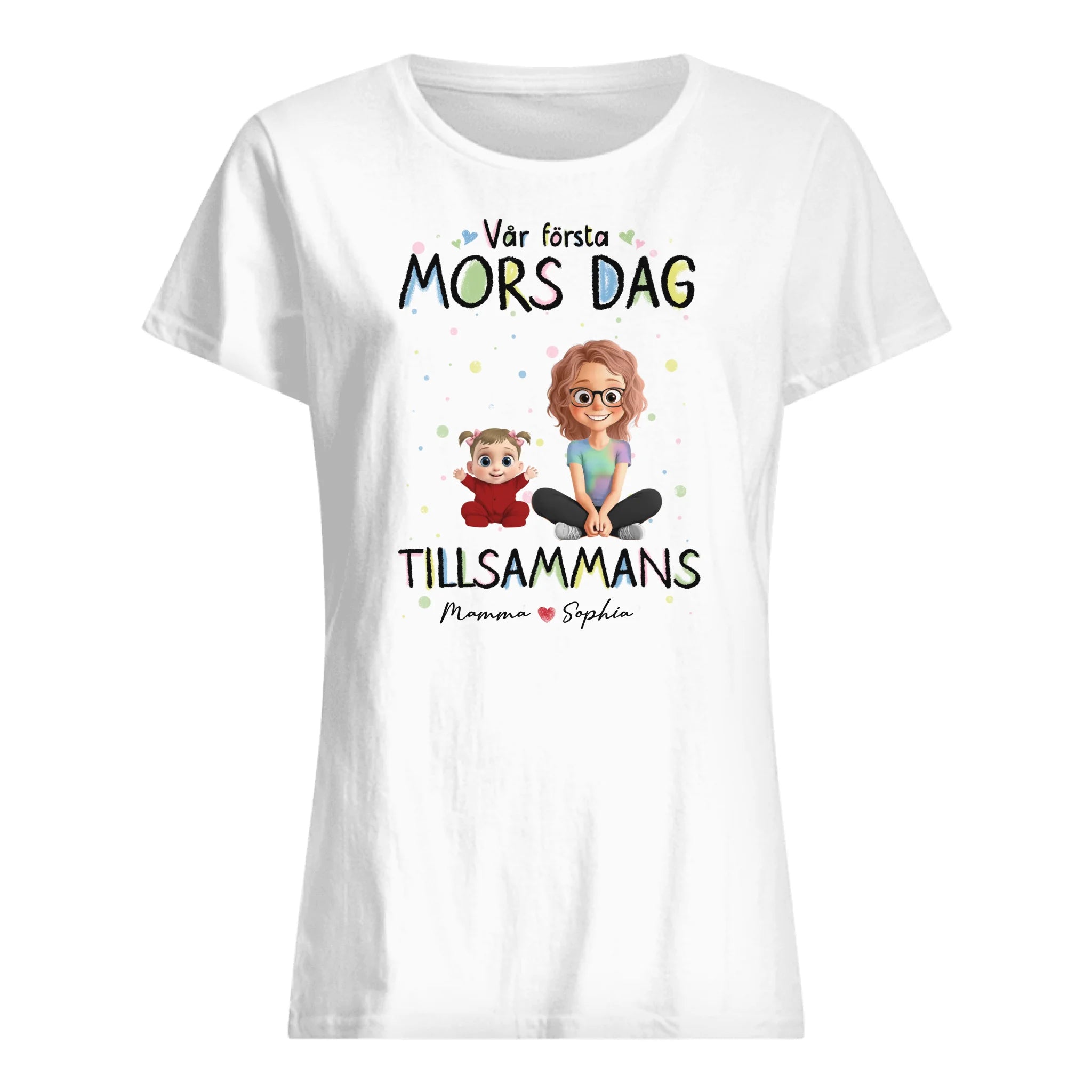 Vår första mors dag tillsammans v3 - Personlig present till Mamma och Barn