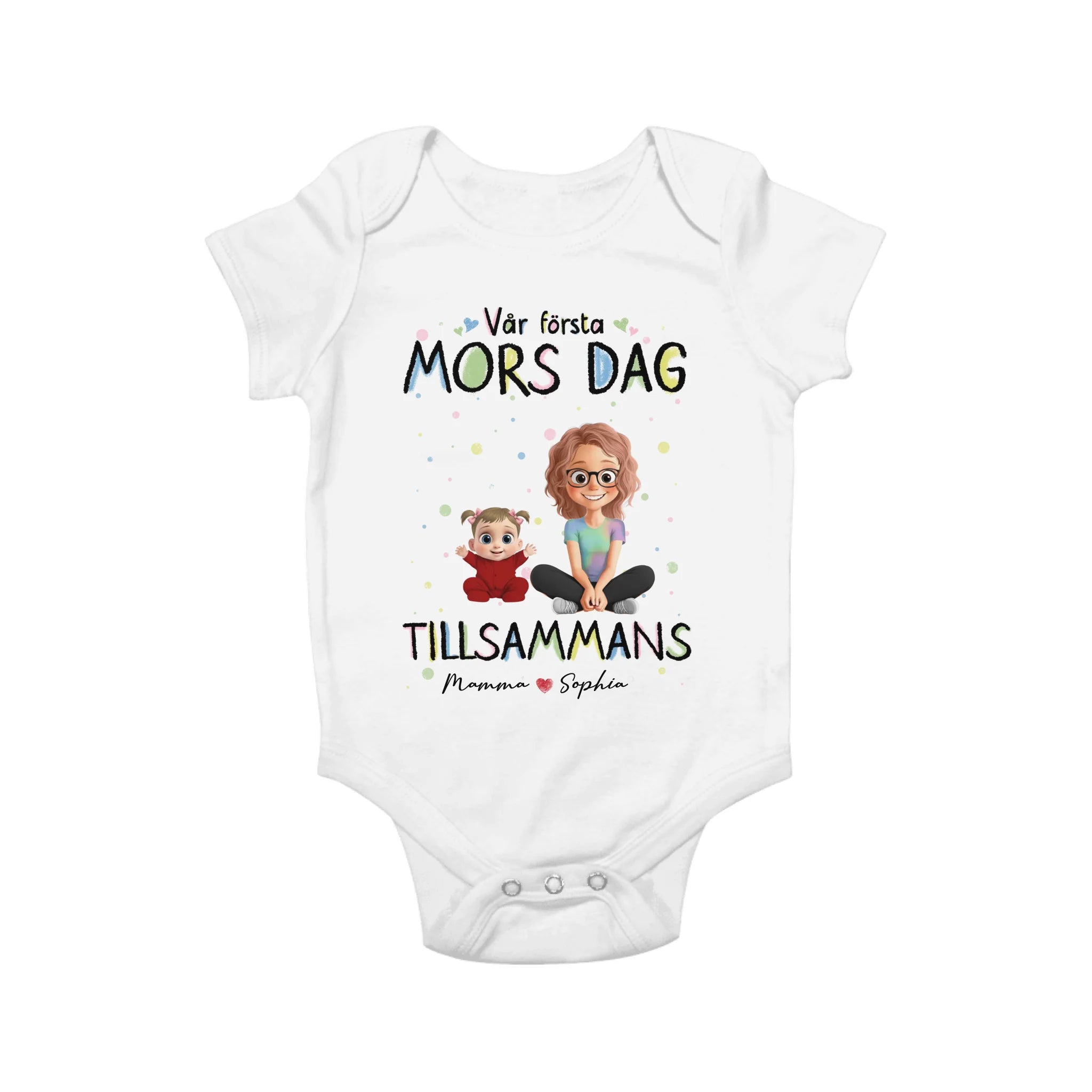 Vår första mors dag tillsammans v3 - Personlig present till Mamma och Barn