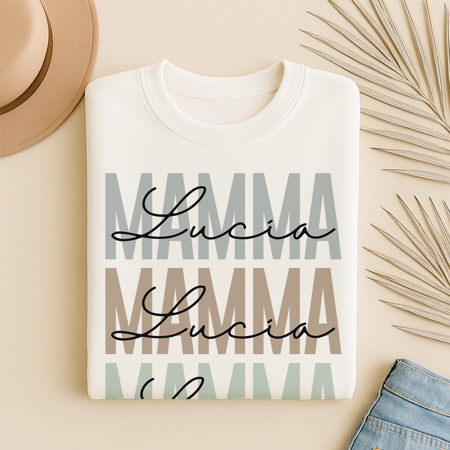 Personlig T-skjorte til mamma | Personlig gave til mor| Mor med eget navn