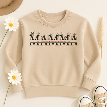 Personlig T-skjorte til mamma | Personlig gave til mor| Mor og barns navn