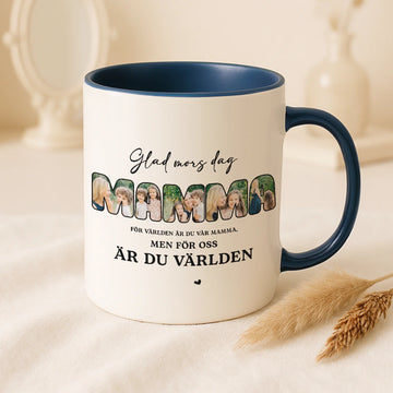 Personlig mugg till mamma | Glad mors dag MAMMA För världen är du min mamma