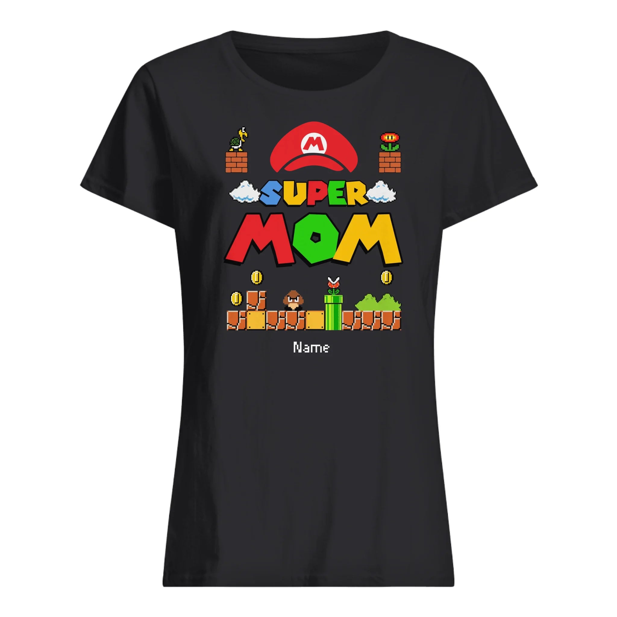 Super Mom Kid - Matchande T-shirt till Mom och son/dotter