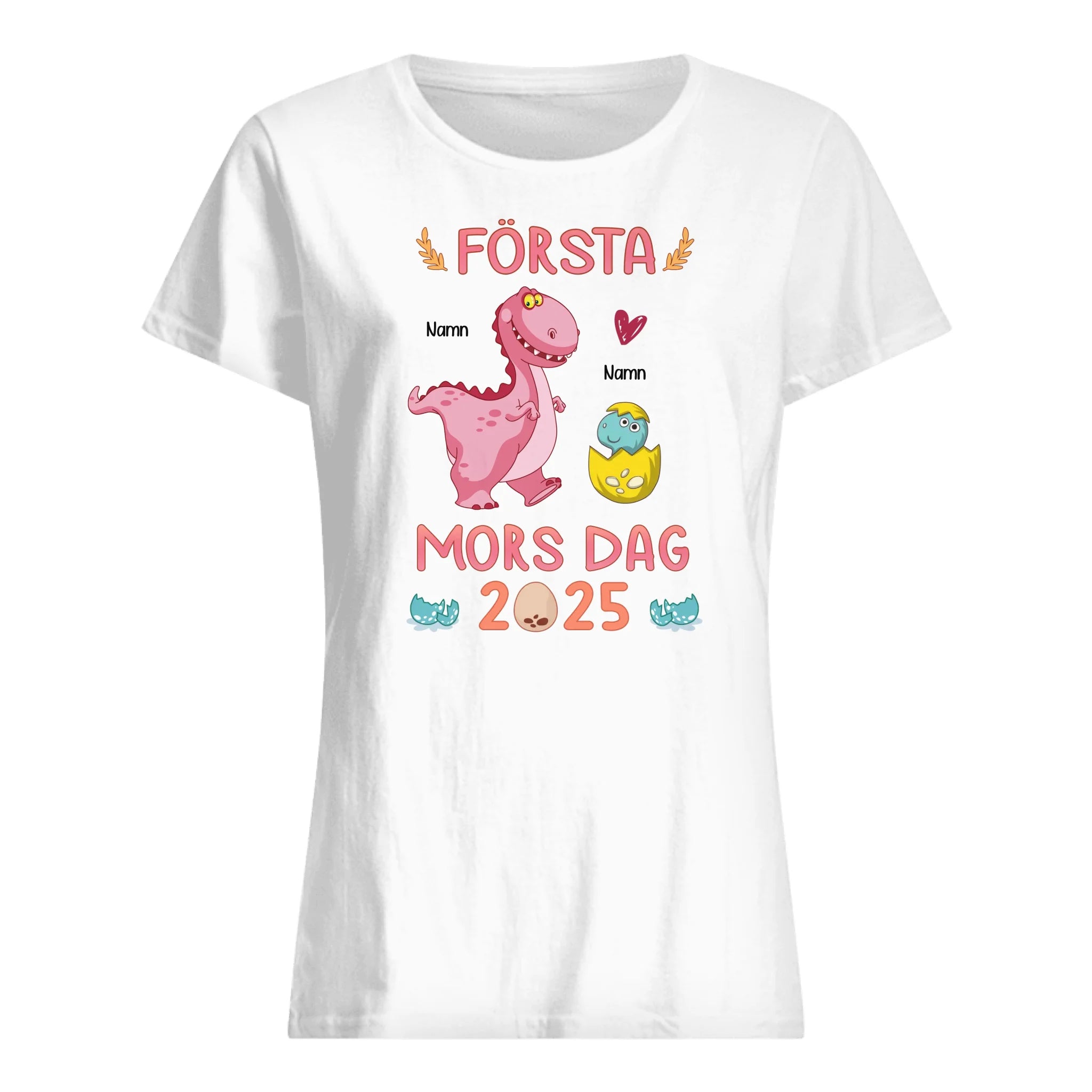 Personlig T-shirt till Nybliven mamma | Personlig present till mamma och barn | första mors dag 2025
