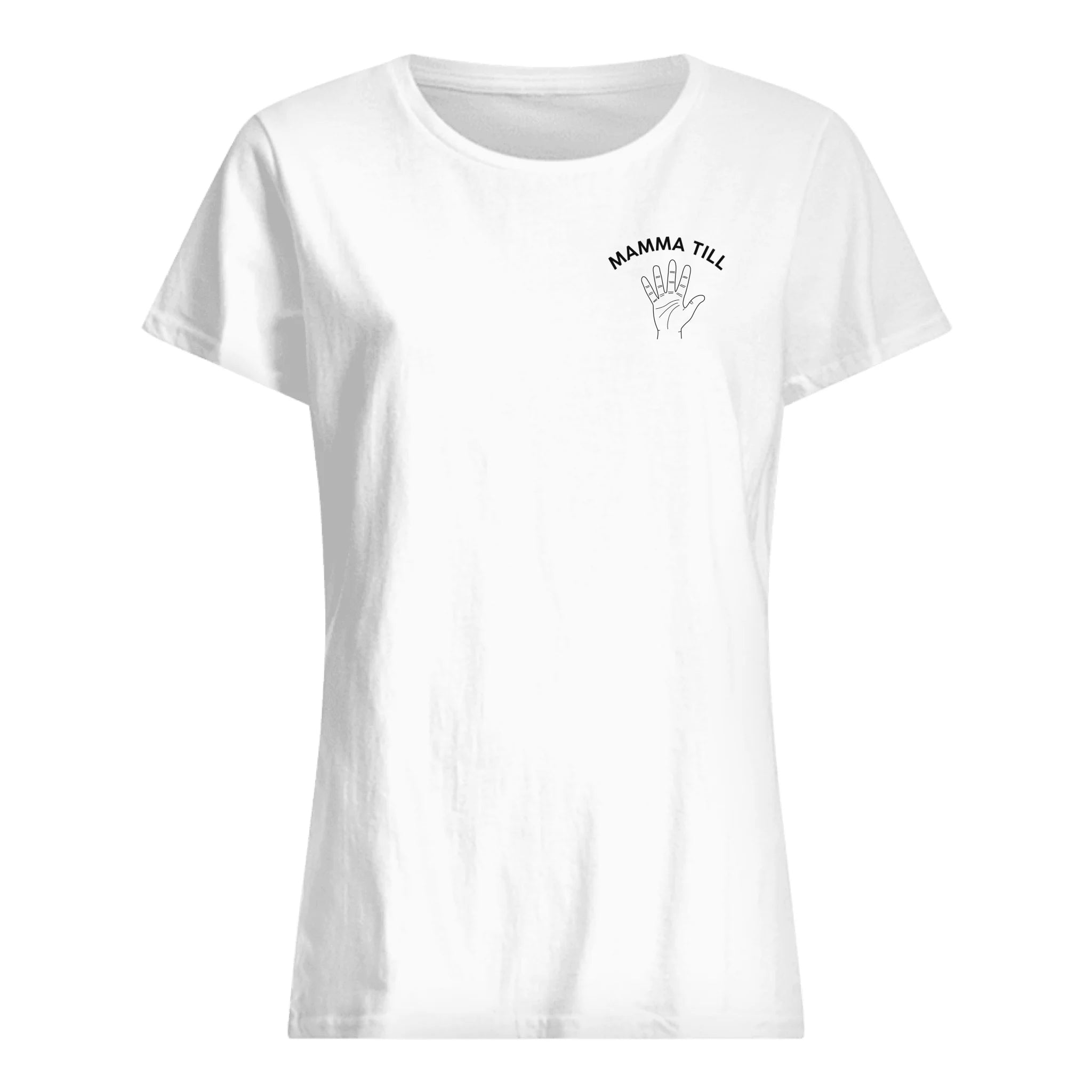 Mamma till - Personlig T-shirt till Mamma