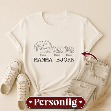 Mamma Björn - Personlig T-shirt till Mamma