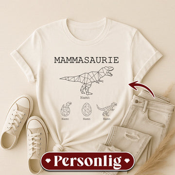 Mammasaurie  - Personlig T-shirt till Mamma