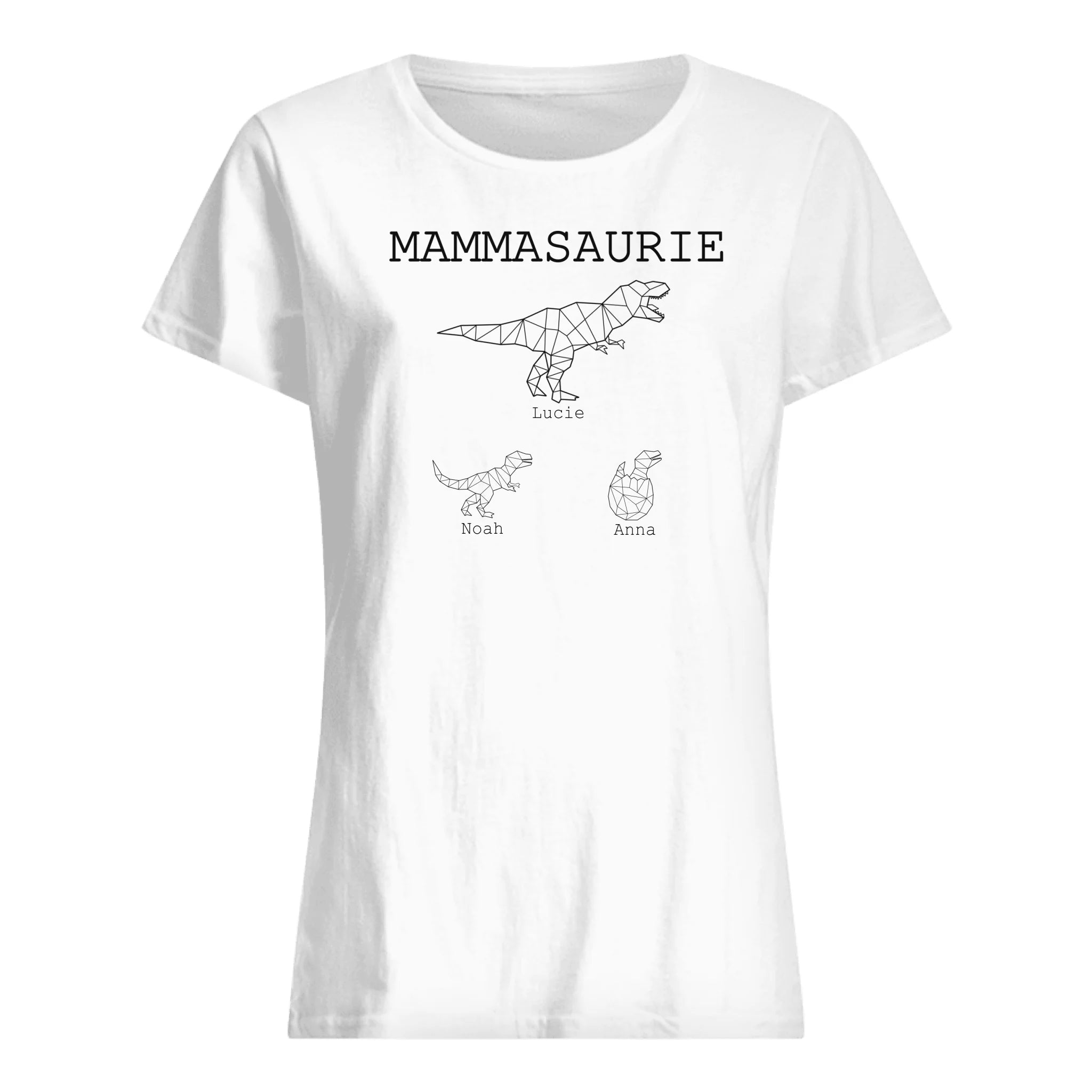 Mammasaurie  - Personlig T-shirt till Mamma