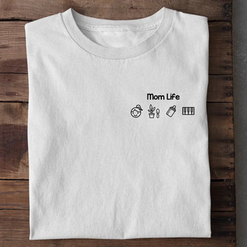 Mom Life  - Personlig T-shirt till Mamma