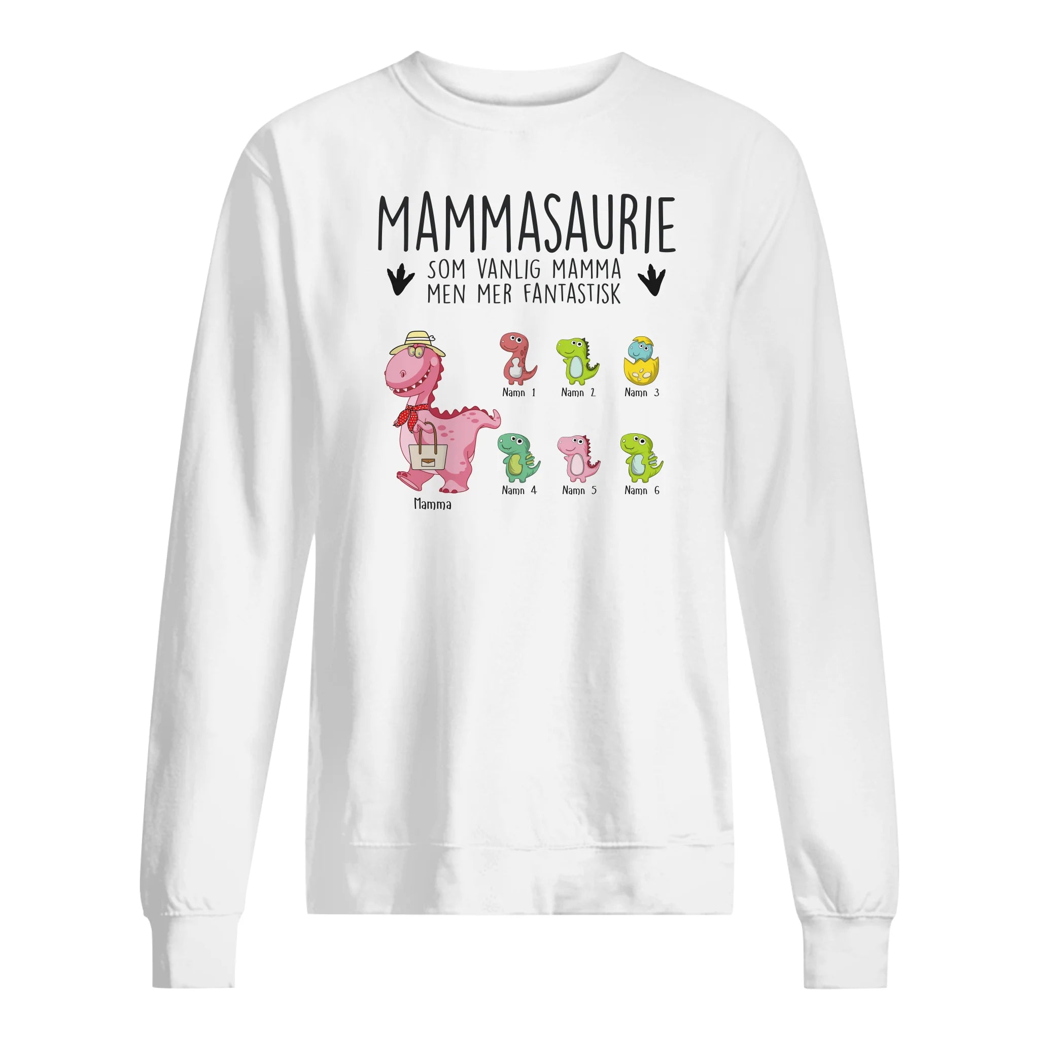 Personlig T-shirt till Mamma | Personlig present till Mor | Mammasaurie
