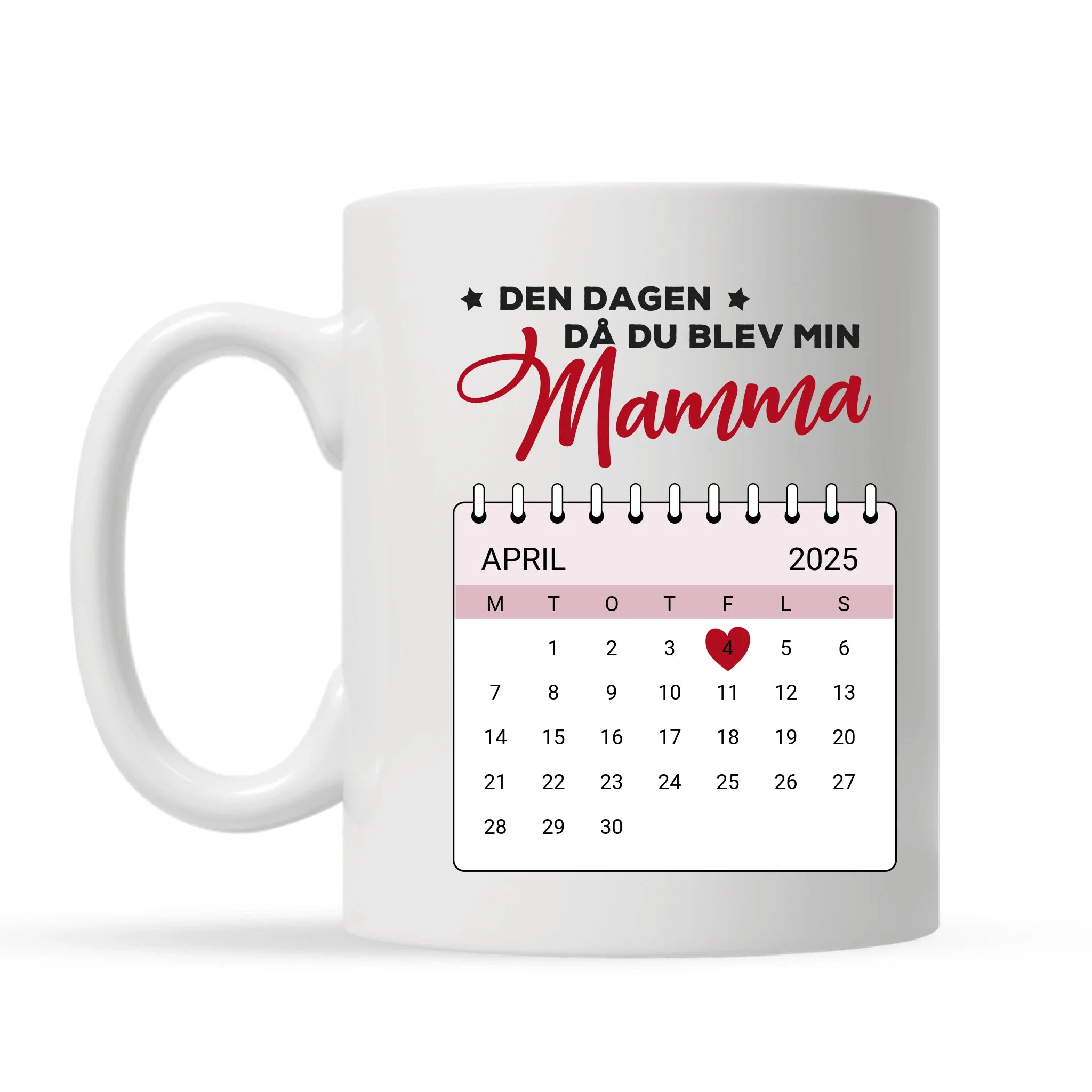 Mamma Du är modigare - Personlig mugg till Mamma