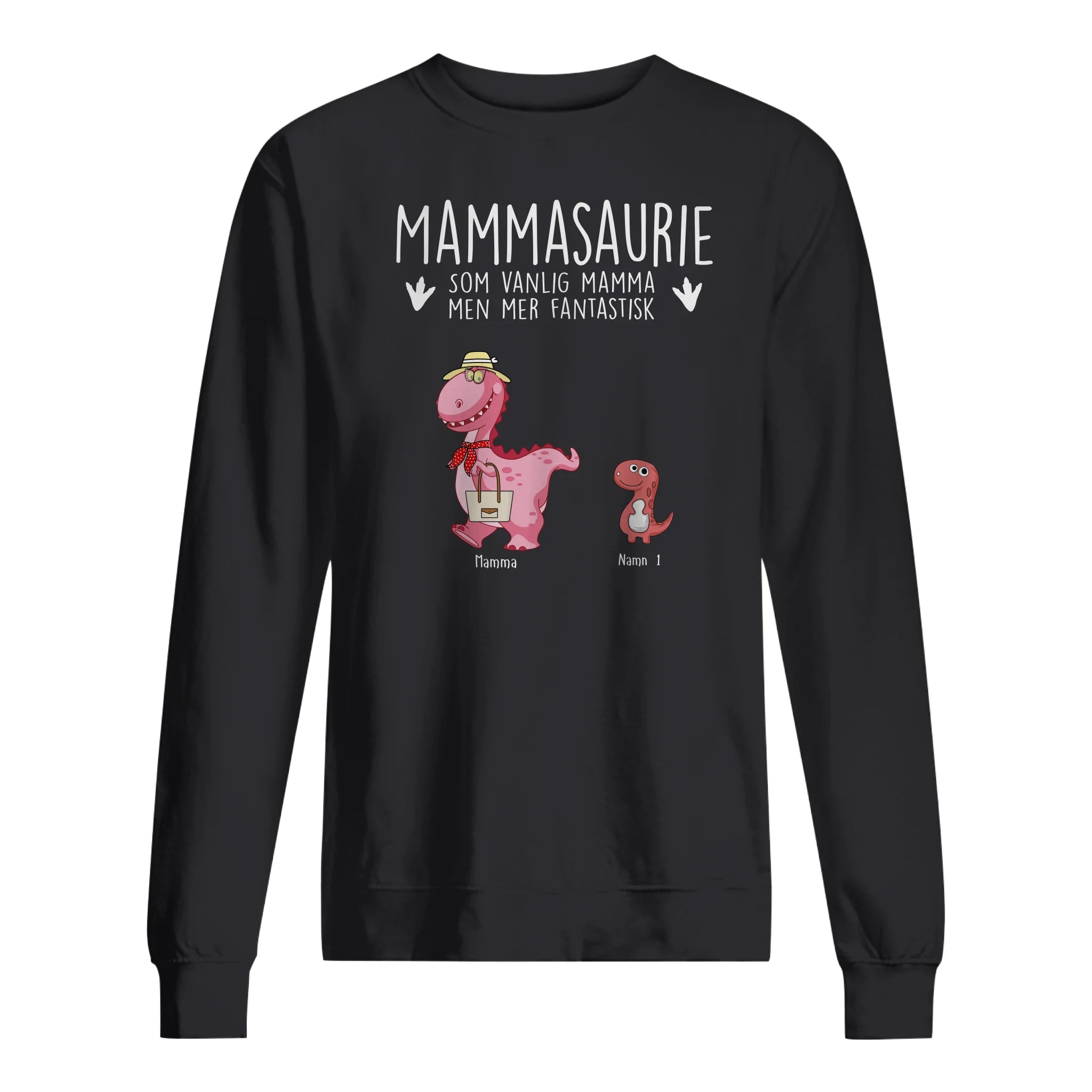Mammasaurie Fantastisk- Personlig T-shirt till Mamma