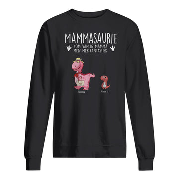 Mammasaurie Fantastisk- Personlig T-shirt till Mamma