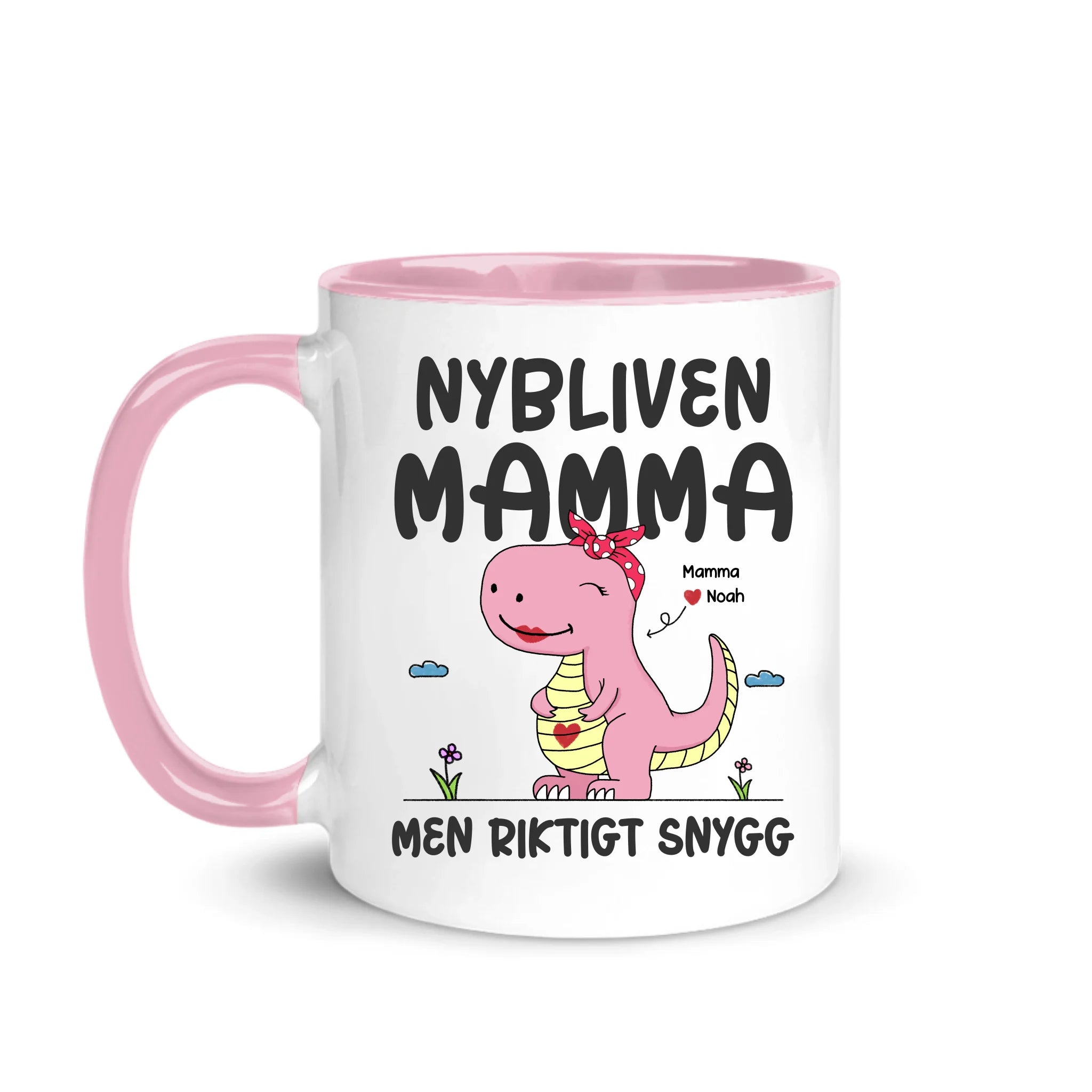 Nybliven Mamma men riktigt snygg - Personlig mugg till Mamma