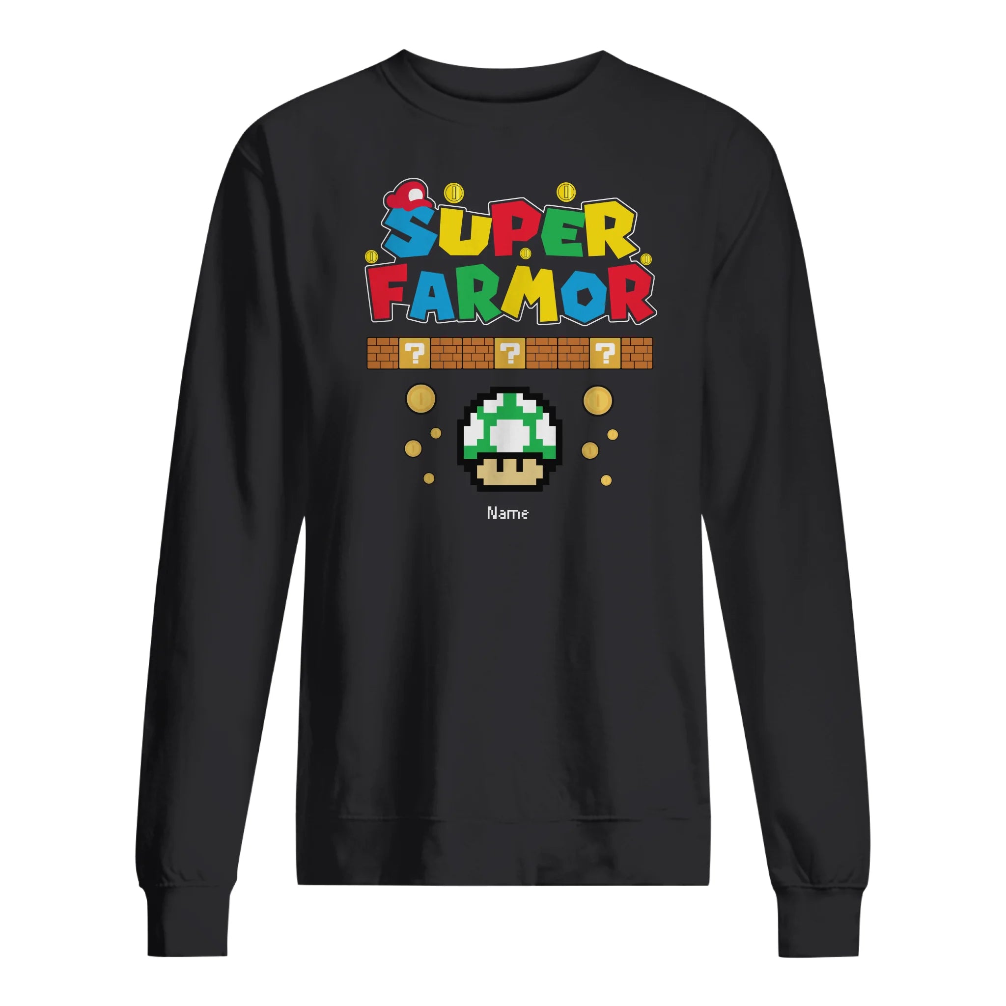 Super Mormor, Super Farmor - Personlig T-shirt till Mormor och Farmor
