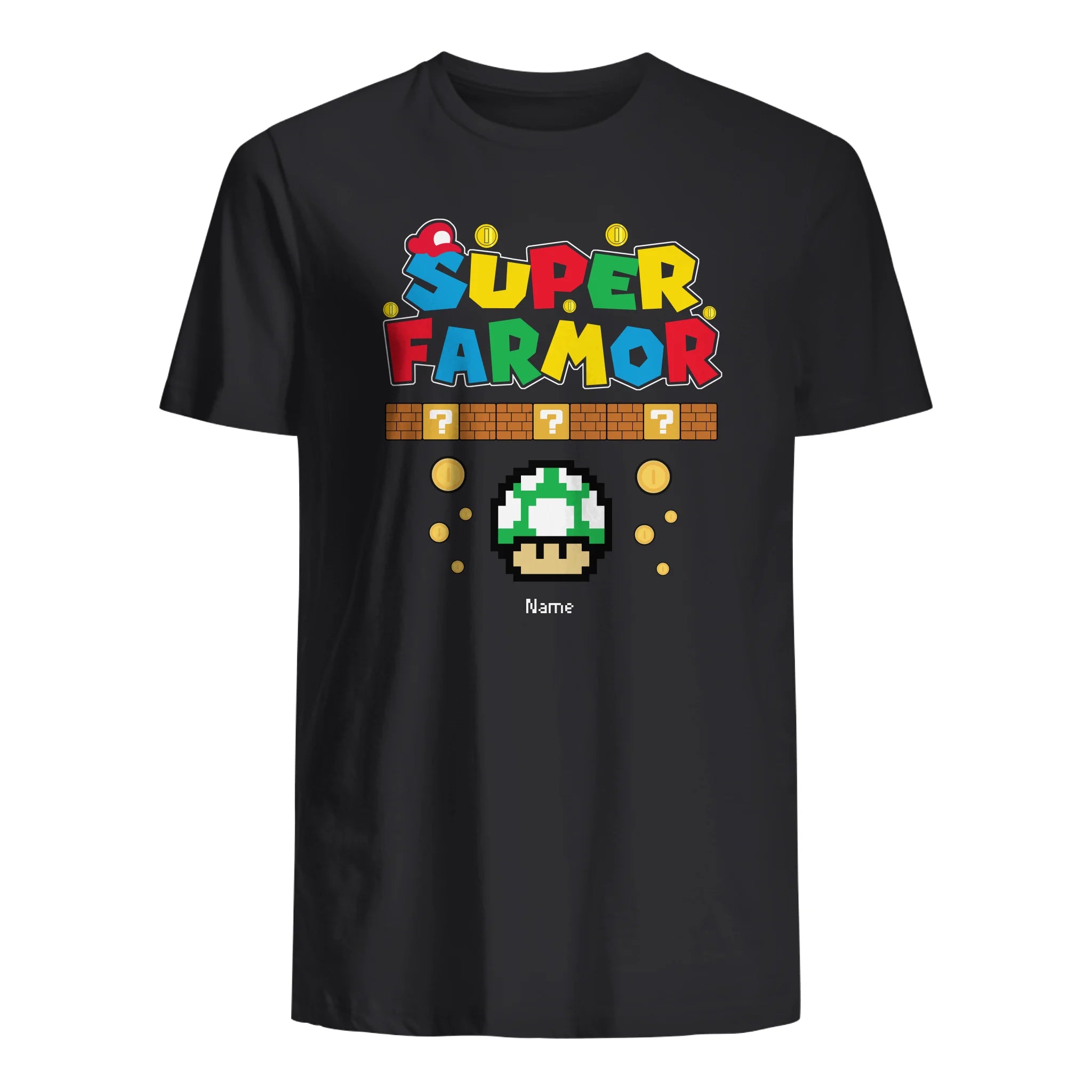 Super Mormor, Super Farmor - Personlig T-shirt till Mormor och Farmor