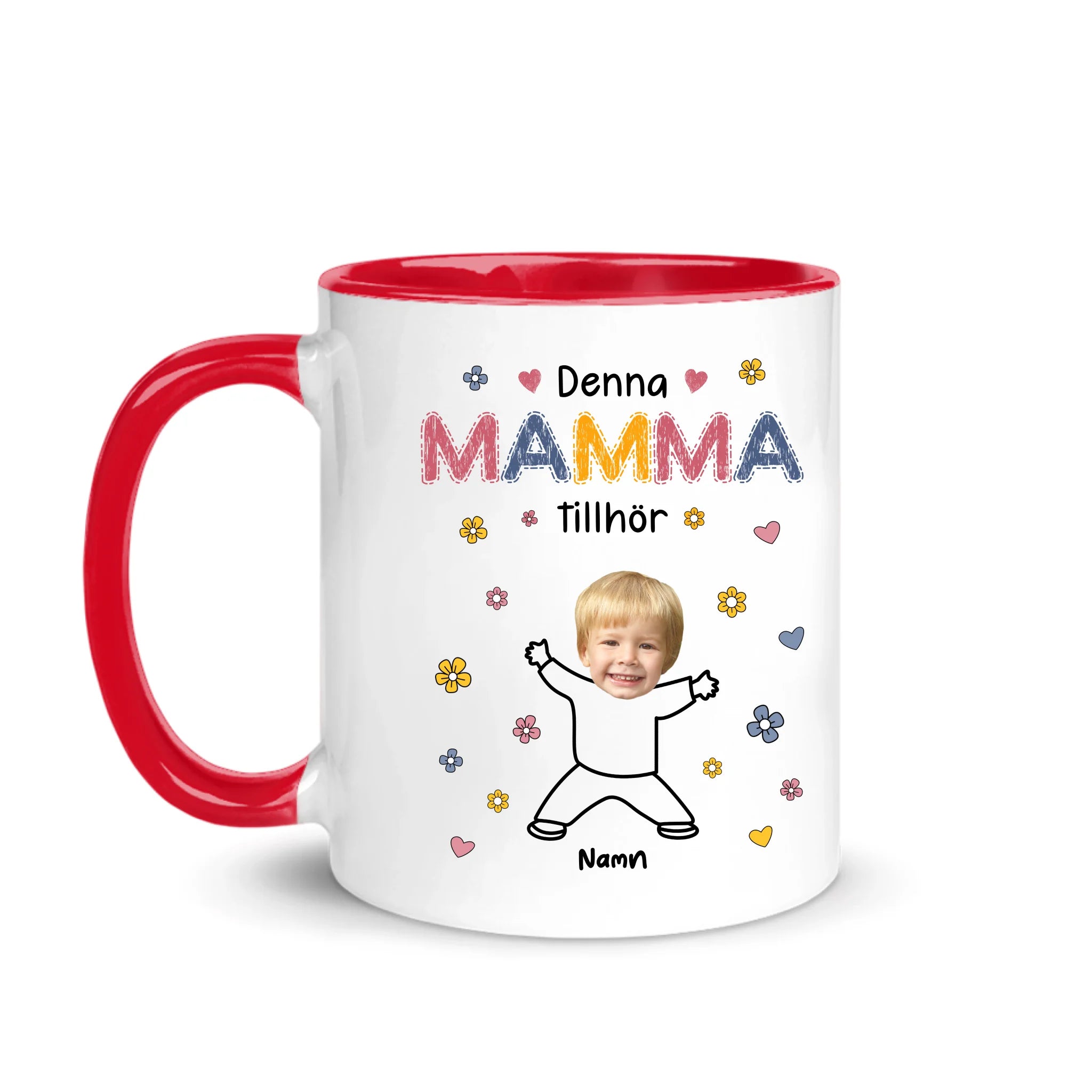 Denna Mamma tillhör  - Personlig mugg till Mamma