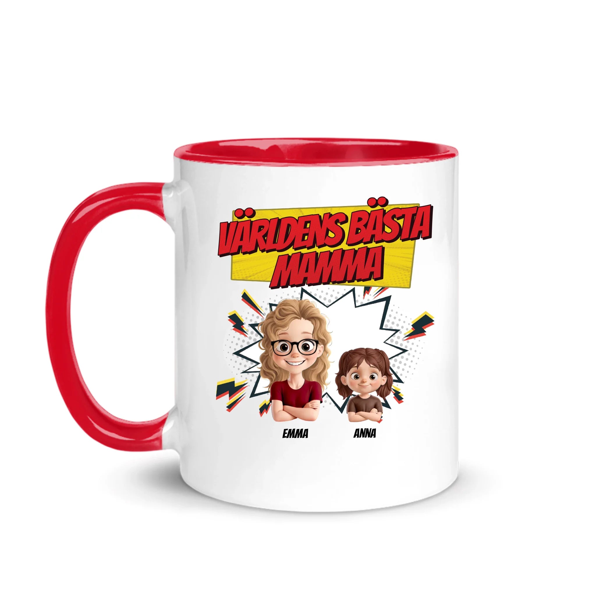 Världens Bästa Mamma - Personlig mugg till Mamma